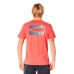 Camiseta de Manga Corta Hombre Rip Curl Revival Inverted  M Salmón