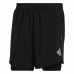 Miesten urheilushortsit Adidas Two-in-One Musta