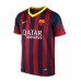 Dječja Majica Kratkih Rukava za Nogomet Qatar Nike FC. Barcelona 2014 Crvena