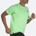 Camisola de Manga Curta Homem Brooks  Atmosphere 2.0  Verde limão