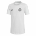 Maillot de Football à Manches Courtes pour Enfants Adidas  Manchester United Blanc