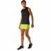 Short de Sport pour Homme Asics Core Split Vert citron