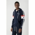 Herenhoodie Champion Arm Stripe M Marineblauw