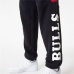 Broeken voor Volwassenen New Era NBA Colour Block Chicago Bulls Zwart Mannen