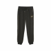 Pantalón Largo Deportivo Puma Ess+ Minimal Gold Negro Mujer