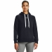 Damen Sweater mit Kapuze Under Armour Rival Fleece Marineblau