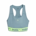 Reggiseno Sportivo Puma Mid Impact Puma Stro Azzurro