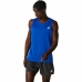 Heren Mouwloos T-shirt Asics Core Singlet Blauw