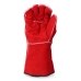 Gants de travail EDM Rouge Kevlar Coton Daim Soudeurs