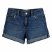 Jeans Levi's Girlfriend Shorty Blue Bambina Blu Acciaio