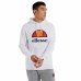 Мъжки суичър с качулка Ellesse Dahryl OH Бял