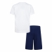 Sportoutfit voor kinderen Nike Nsw Add Ft Short  Blauw Wit Multicolour 2 Onderdelen