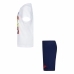 Completo Sportivo per Bambini Nike Nsw Add Ft Short  Azzurro Bianco Multicolore 2 Pezzi