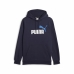 Herenhoodie Puma Ess+ 2 Col Big Marineblauw