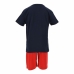 Sportoutfit voor kinderen Converse Blauw Rood Multicolour 2 Onderdelen