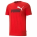 Kortærmet T-shirt til Mænd Puma Essentials+ Rød