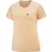 Dames-T-Shirt met Korte Mouwen Salomon Cross Rebel Geel