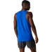 Heren Mouwloos T-shirt Asics Core Singlet Blauw