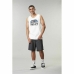 Men's Sleeveless T-shirt Picture Authentic Tank B White