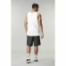 Men's Sleeveless T-shirt Picture Authentic Tank B White