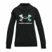 Sweatshirt met Capuchon voor Meisjes Under Armour Rival Zwart