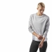 Herensweater zonder Capuchon Reebok Foil Crew Lichtgrijs