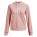 Sudadera con Capucha Mujer Under Armour Rival Terry Rosa