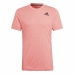 Heren-T-Shirt met Korte Mouwen Adidas Freelift Roze