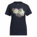 Camiseta de Manga Corta Mujer Adidas Farm Print Graphic Azul oscuro