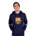 Polar com Capuz Homem F.C. Barcelona Azul Marinho