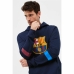 Bluza z kapturem Męska F.C. Barcelona Granatowy