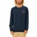 Herensweater zonder Capuchon Rip Curl Re Entry Crew Marineblauw