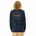 Herensweater zonder Capuchon Rip Curl Re Entry Crew Marineblauw