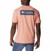 Maglia a Maniche Corte Uomo Columbia North Cascades Salmone