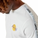 T-Shirt de Desporto de Manga Curta New Era LA Lakers NBA Branco