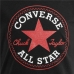 Camiseta de Manga Corta Infantil Converse Timeless Patch Negro