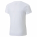 T-Shirt met Korte Mouwen voor kinderen Puma Alpha Wit