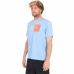 Camisola de Manga Curta Homem Hurley Halfer Gradient UPF Azul