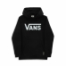 Jungen Sweater mit Kapuze Vans Classic Schwarz