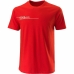 Maglia a Maniche Corte Uomo Wilson Team II Teach Rosso