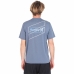 Herren Kurzarm-T-Shirt Hurley One Only Slashed UPF Blau