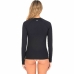 Camisa de Manga Larga Mujer One and Only Solid Mock Hurley Negro Mujer