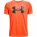 Camisola de Manga Curta Criança Under Armour Laranja