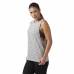 Camiseta de Tirantes Mujer Reebok Marble Muscle Gris claro