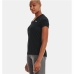 Kortærmet T-shirt til Kvinder Under Armour Tech SSV Solid Sort