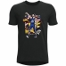 Maglia a Maniche Corte per Bambini Under Armour Curry Nero