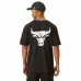 Heren-T-Shirt met Korte Mouwen New Era Chicago Bulls Zwart