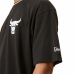 Heren-T-Shirt met Korte Mouwen New Era Chicago Bulls Zwart