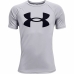 Děstké Tričko s krátkým rukávem Under Armour Tech Big Logo Šedý