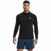 Heren-T-Shirt met Lange Mouwen Under Armour STR Zip Zwart